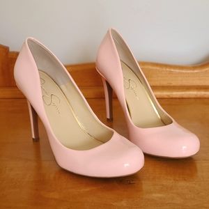 Jessica Simpson pink heels
